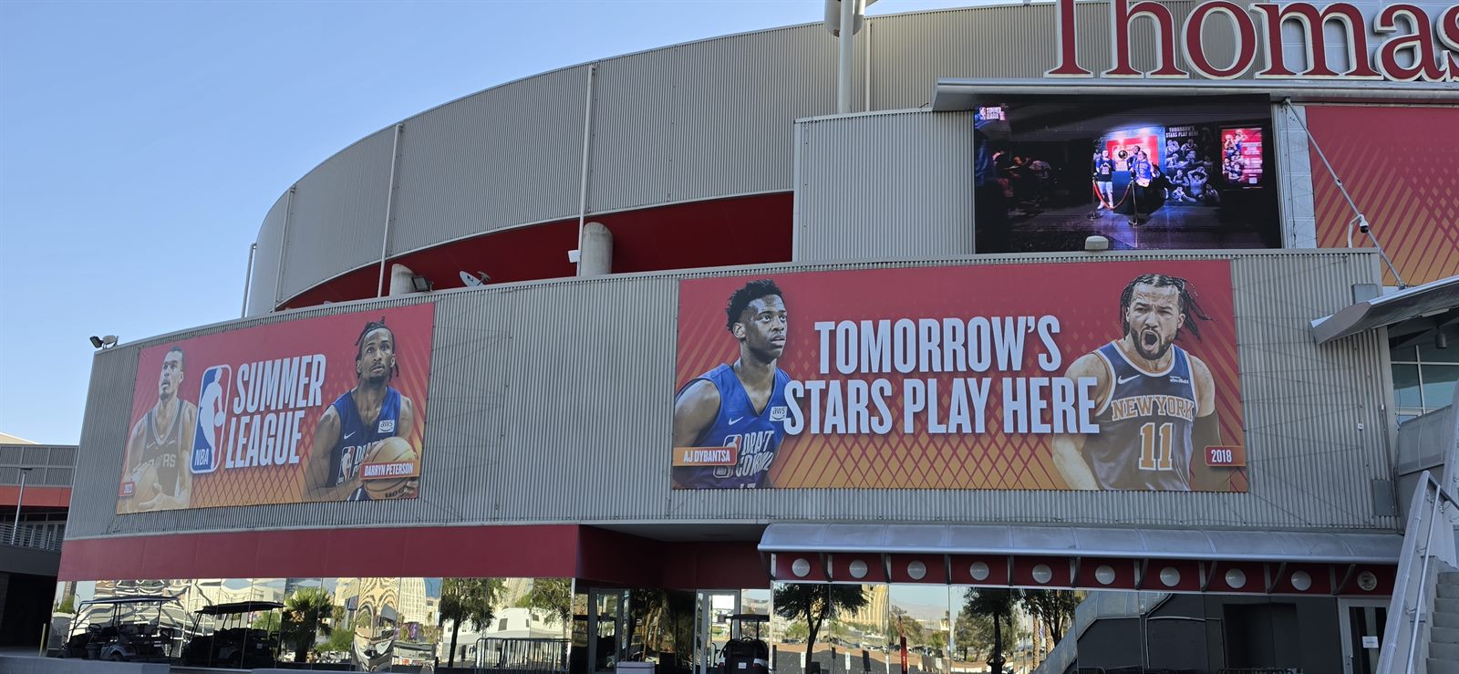 Completed large-format graphics installation project in Las Vegas