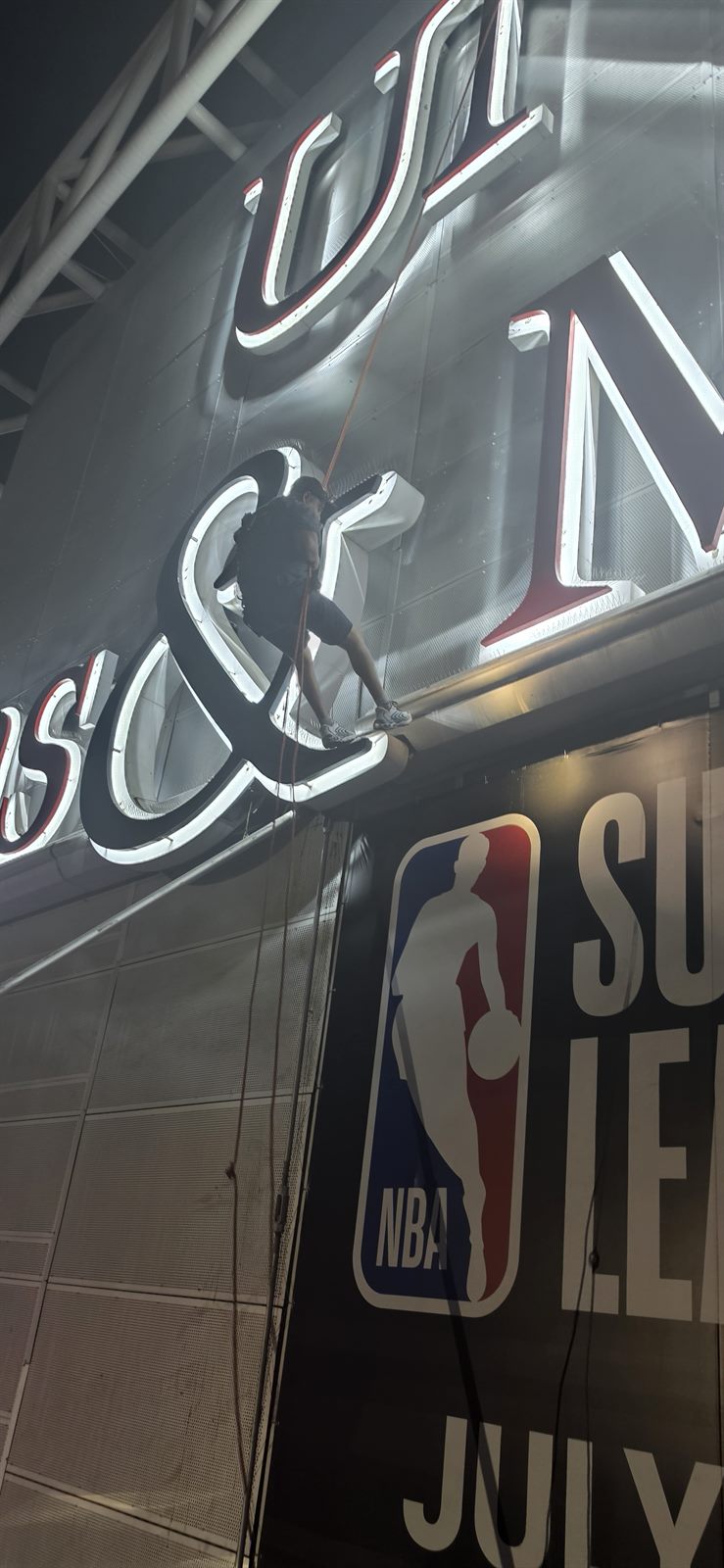 Completed large-format graphics installation project in Las Vegas