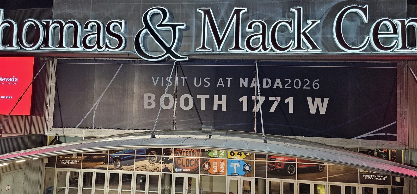 Completed large-format graphics installation project in Las Vegas