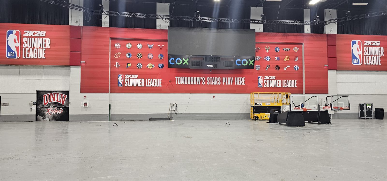 Completed large-format graphics installation project in Las Vegas
