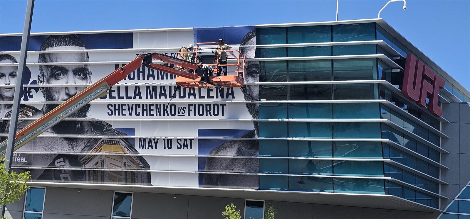 Completed large-format graphics installation project in Las Vegas