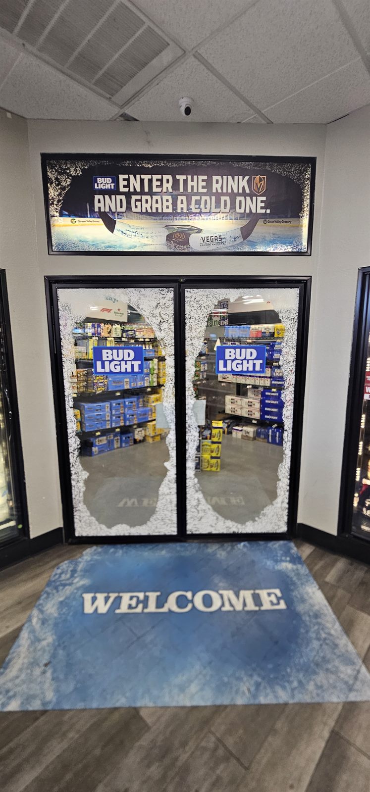 Completed large-format graphics installation project in Las Vegas