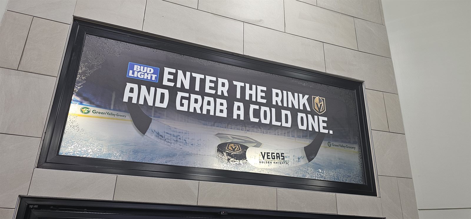 Completed large-format graphics installation project in Las Vegas