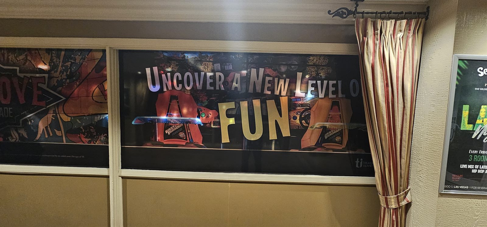 Completed large-format graphics installation project in Las Vegas