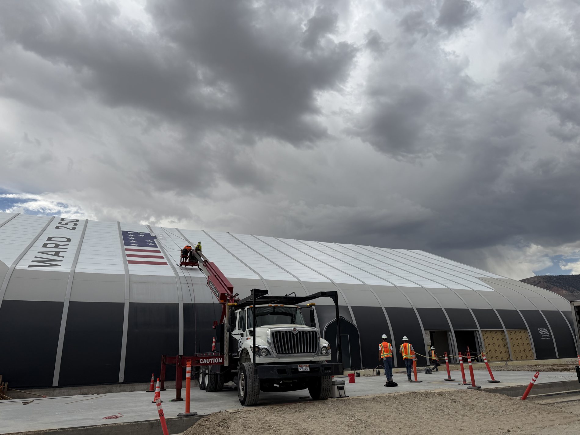Completed large-format graphics installation project in Las Vegas