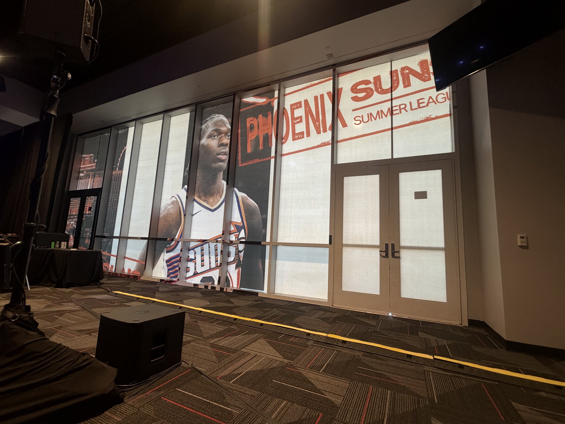 Completed large-format graphics installation project in Las Vegas