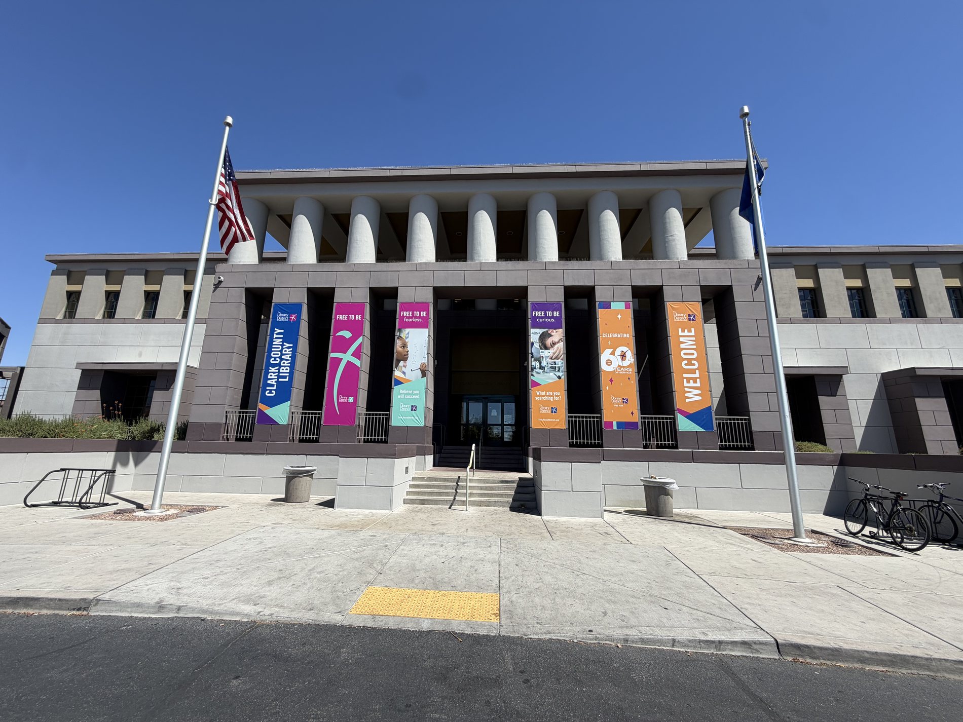 Completed large-format graphics installation project in Las Vegas