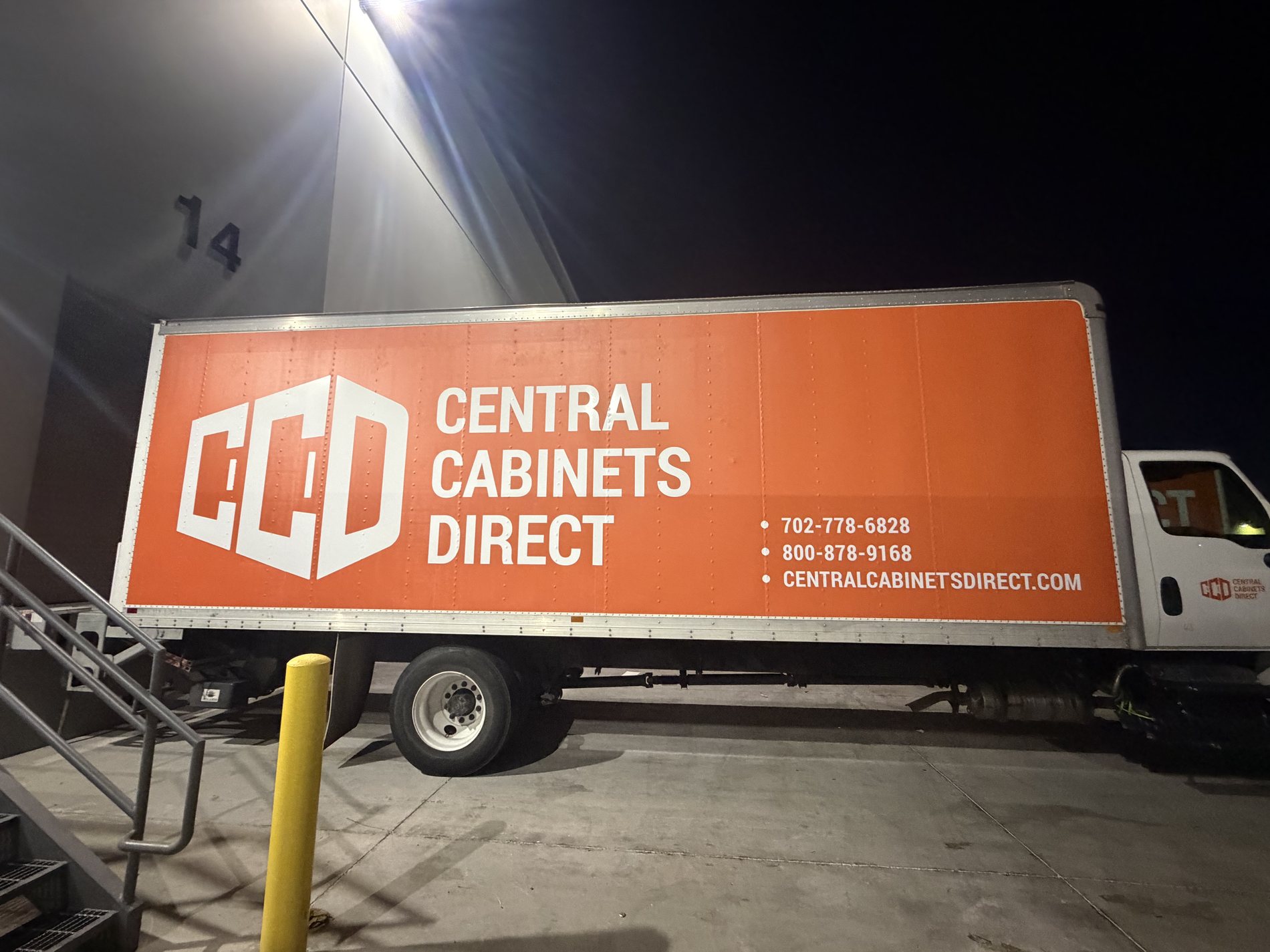 Completed large-format graphics installation project in Las Vegas